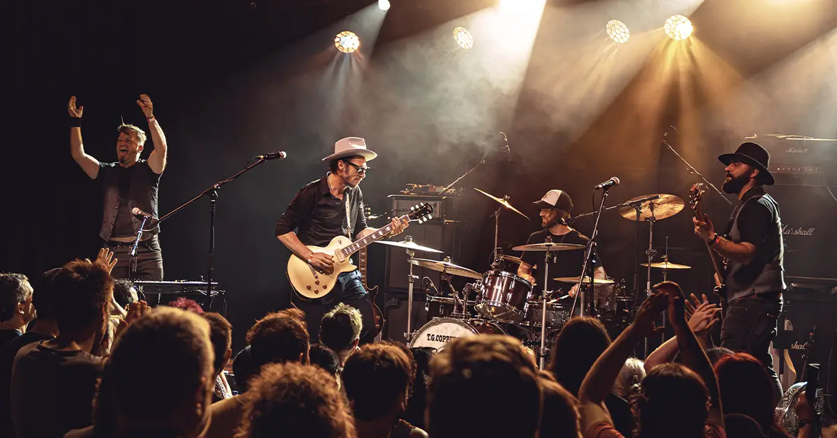 Livekonzert der Band T.G. Copperfield