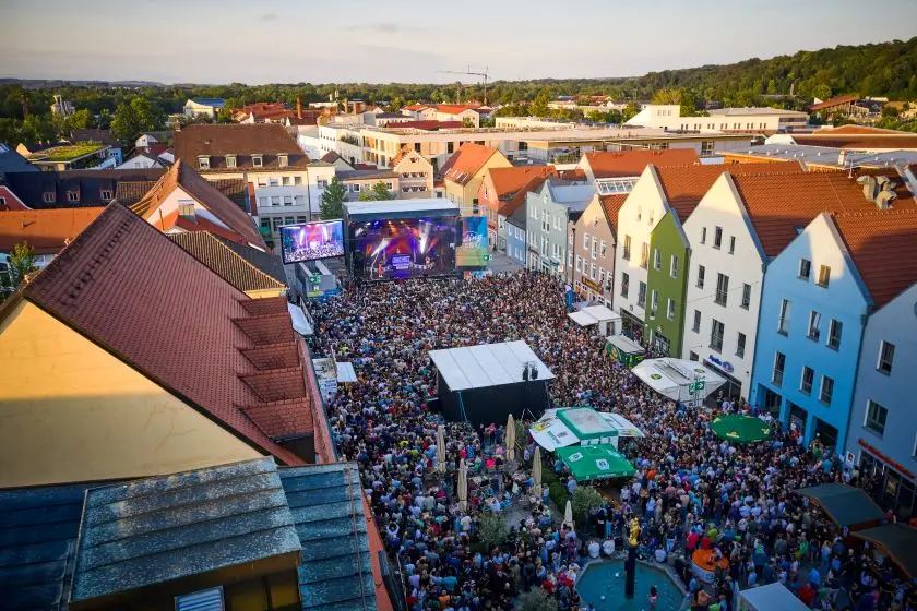 Drohnenaufnahme Dingfest